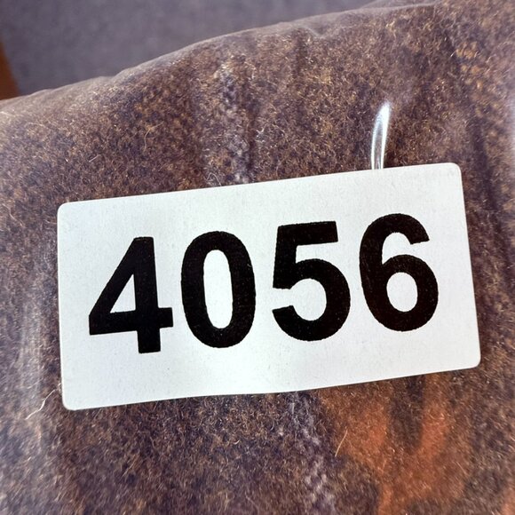 Rouje Paris Womens Straight Wide Leg Wool Trouser Pant Brown Stripe Sz 44 US 12 - Picture 12 of 12